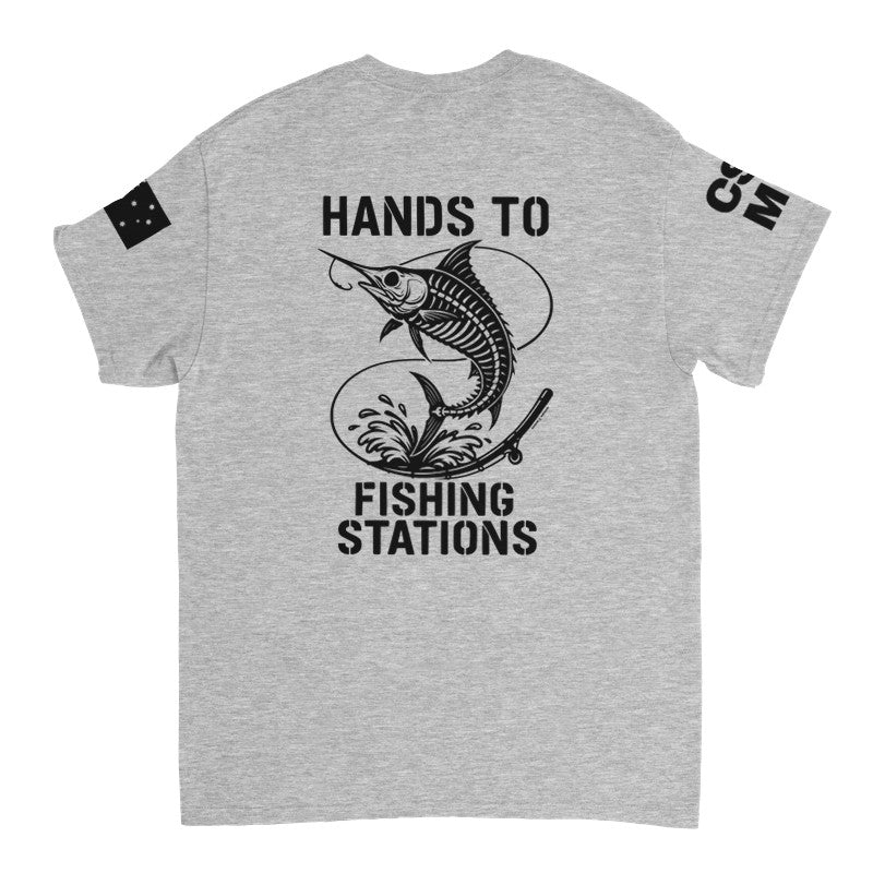 Hands to Fishing Stations