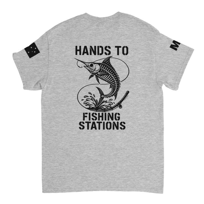 Hands to Fishing Stations